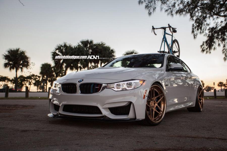  BMW M4 Coupe on ADV.1 Wheels (ADV05STSCS) 2014 года  (фото 6 из 13)
